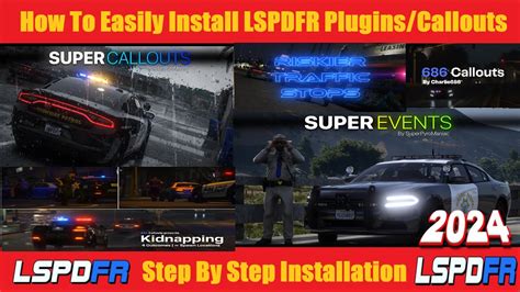 How To Install Lspdfr Callouts Plugins Step By Step