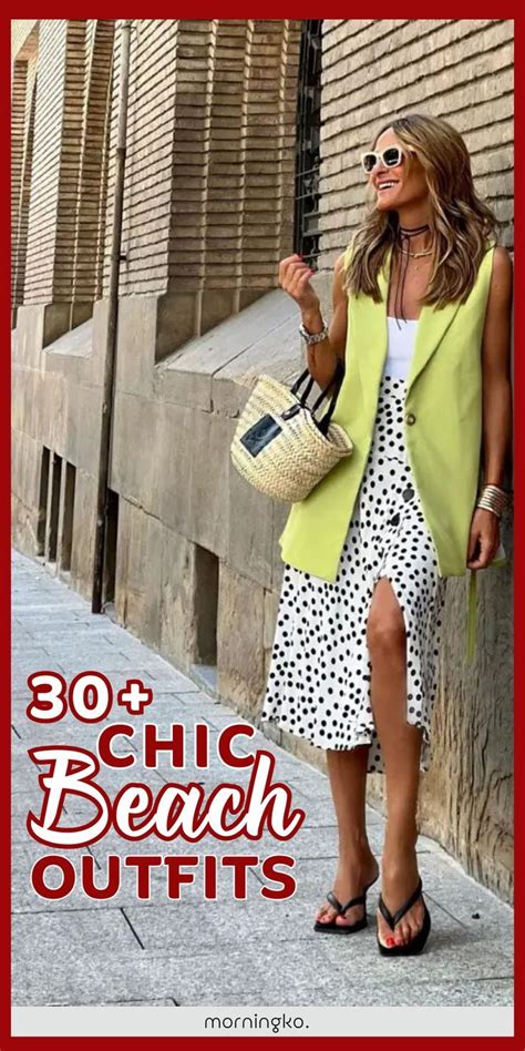 30 Chic Beach Outfits For Summer 2023 ~morningko In 2023 Chic Beach