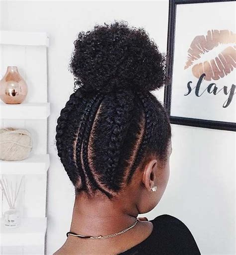 25 Beautiful Natural Hairstyles You Can Wear Anywhere Natural Braided