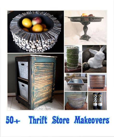 50 Thrift Store Makeovers Thrift Store Crafts Furniture Makeover Diy