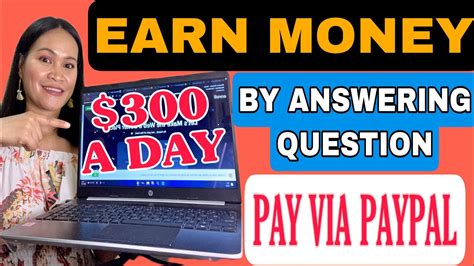 Earn Money Upto 300 A Day By Just Clicking Some Buttons And Answering