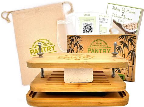 Grow Your Pantry Presse Tofu Ensemble De Cuisine Facile Et Pratique