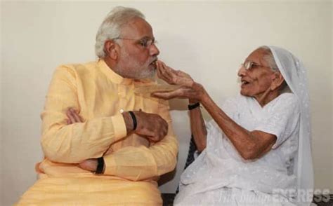 Narendra Modi Meets His Mother Ahead Of Swearing In Ceremony Picture