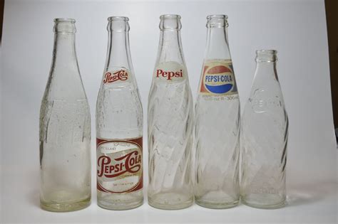 Pepsi-cola Bottle Lot Assorted Canadian Pepsi Bottles - Etsy