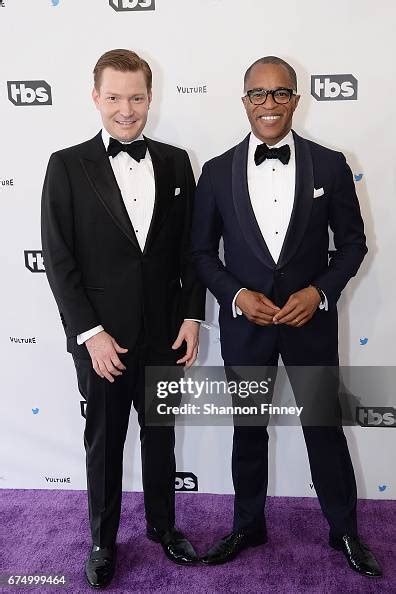 Journalist Jonathan Capehart and his husband, Nick Schmit, attend the ...