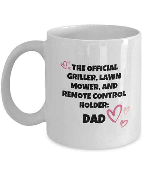 Remote Control Holder Dad Mug Father S Day Coffee Mug Funny Father S Day T Funny Mugs For