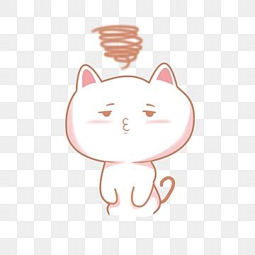 Hand Drawn Expression Hd Transparent Hand Drawn Cute Cartoon Cat