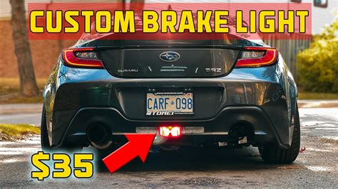 Custom 4th Brake Light Mod Brzgr86frs Diy Youtube