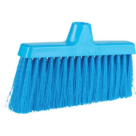 Colorcore Angle Head Broom Medium Bristles 10 Polypropylene Blue