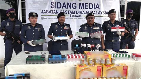 JKDM Rampas Minuman Keras Rokok Bernilai RM3 Juta TVS