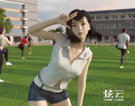 3d模型 现代女人模型 M0003869053 炫云云模型网