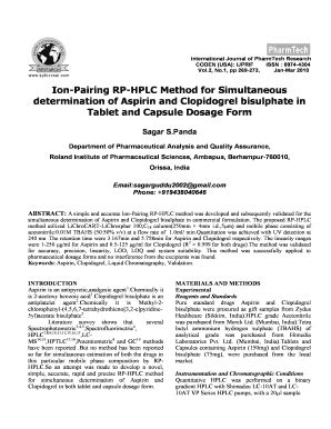 Fillable Online Ion Pairing Rp Hplc Method For Simultaneous