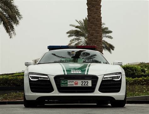 Dubai Police Supercars - Audi R8 at the Armani Hotel | Armani hotel, Super cars, Panama canal