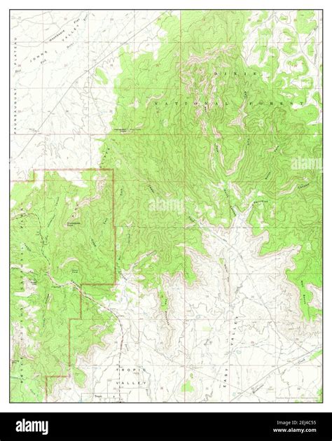 Map of tropic utah Cut Out Stock Images & Pictures - Alamy