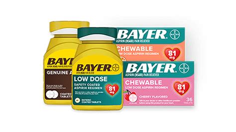 Types of Bayer® Aspirin Products | Bayer® Aspirin