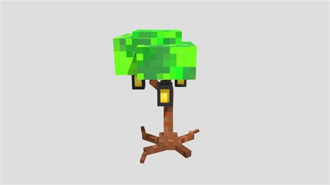 Decorative Low Poly Blocky Tree 3d Model By Doggloves100 9ad1b6e