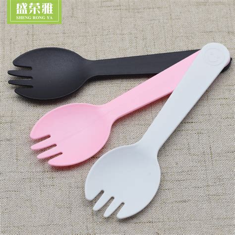 Disposable Plastic Fork And Spoon Mixed Shantou Rongya Packaging