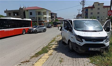 Samsun Da Zincirleme Trafik Kazas Yaral Asay Samsun Hedef