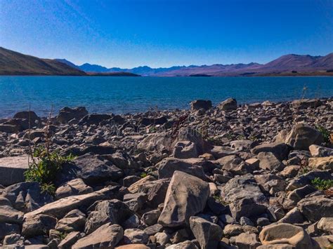 Lake Pukaki, South Island, New Zealand Stock Photo - Image of outdoor ...