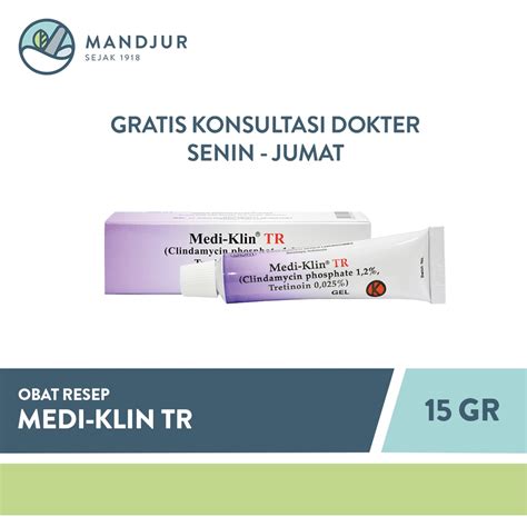 Jual Medi-Klin TR Gel 15 Gram | Shopee Indonesia
