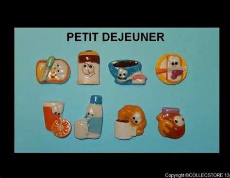 Serie Complete De Feves Le Petit Dejeuner Plat F Ves De Collection