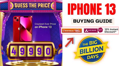 IPhone 13 Rs 49 990 Flipkart BBD Sale Buying Guide IPhone 13 BBD