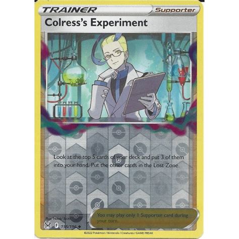 Pokemon Trading Card Game Colress S Experiment Reverse Holo