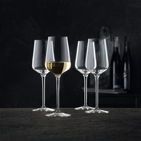 Nachtmann Vinova White Wine Glasses, Set of 4 | Crystal Classics