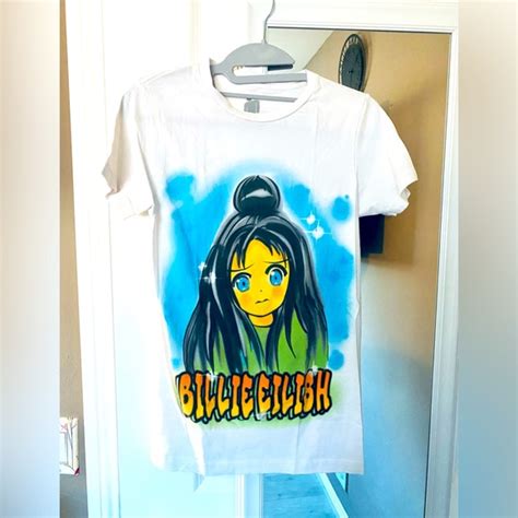 Tops Official Billie Eilish Airbrush Tee Poshmark