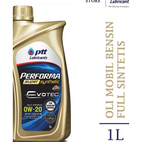 Jual Ptt Lubricants Performa Super Syntethic Sae W Api Sp L