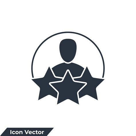 Beste Mitarbeiter Symbol Logo Vektor Illustration Kundenerlebnis