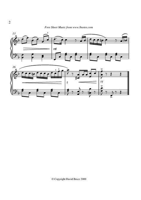 Chopin Polonaise Sheet Music For Piano 8notes