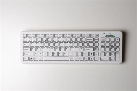 SterileFLAT Antibacterial Flat Wireless Keyboard SF09-02W - Admor