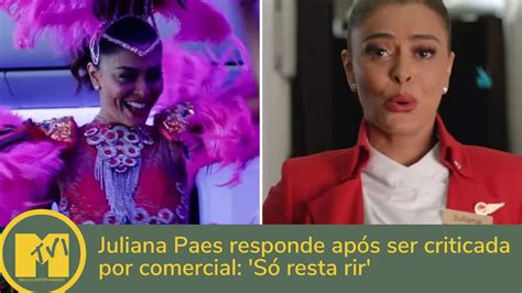 Juliana Paes Responde Ap S Ser Criticada Por Comercial S Resta Rir