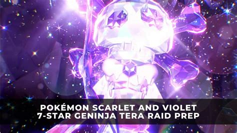 Pok Mon Scarlet And Violet Star Greninja Tera Raid Prep Keengamer