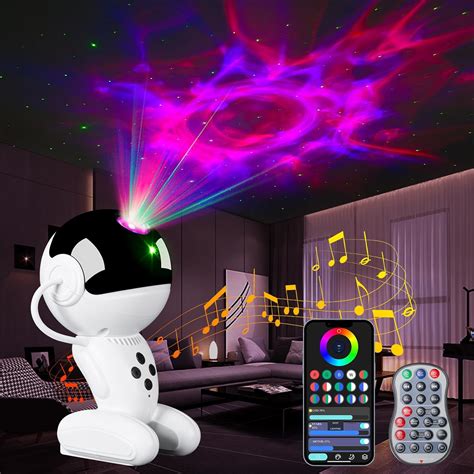 Nezylaf Robot Galaxy Starry Sky Projector Astronaut Nebula Galaxy Star