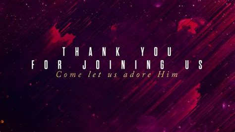 Thank You For Joining Us Ministry Pass