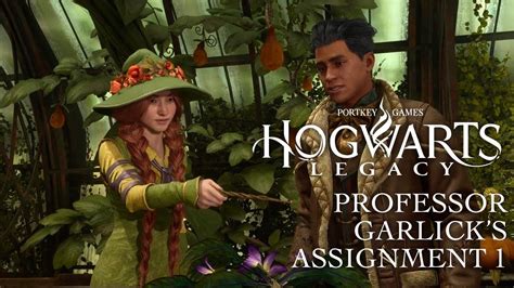 Hogwarts Legacy Professor Garlicks Assignment 1 Youtube