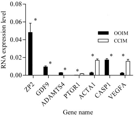 Qrt Pcr Validation Of The Array Data Showing Some Selected Transcripts