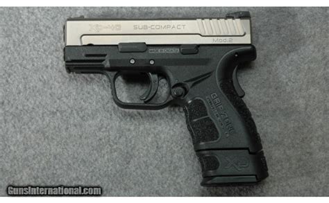 Springfield Armory Model Xd 40 Sub Compact Mod 2 Bi Tone Semi Auto Pistol 40 Smith And Wesson