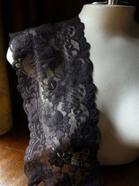 Brown Stretch Lace In Espresso For Lingerie Headbands Etsy
