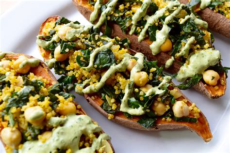 Stuffed Sweet Potatoes David Avocado Wolfe