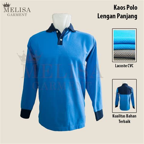 Jual Kaos Polo Lengan Panjang Polo Shirt Atau Seragam Polo Bahan