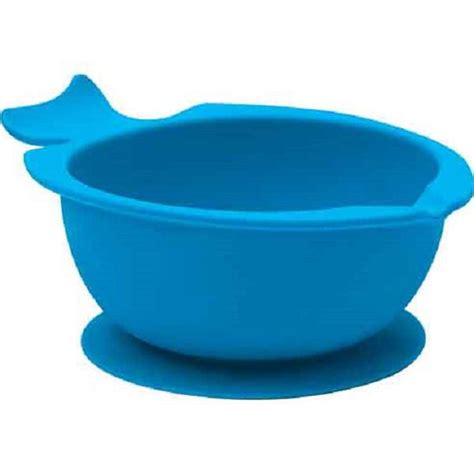 Bowl De Silicone Ventosa Azul Buba Submarino