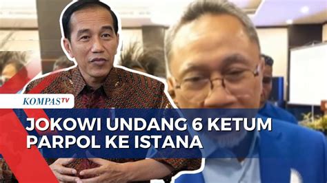 Ketua Parpol Diundang Jokowi Ke Istana Ketum Pan Bahas Pilpres