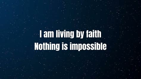 Nothing Is Impossible Planetshakers Lyrics Youtube