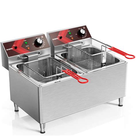 Snapklik Eggkitpo Deep Fryers Commercial Deep Fryer L X Large