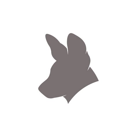 dog head logo design 26125850 Vector Art at Vecteezy