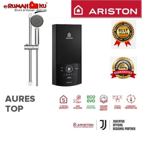 Jual ARISTON Instant Water Heater AURES TOP 2400 Watt Tanpa Tangki