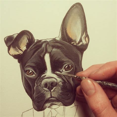 Jeroen Teunen Teunen The Dog Painter French Bulldog Frenchie